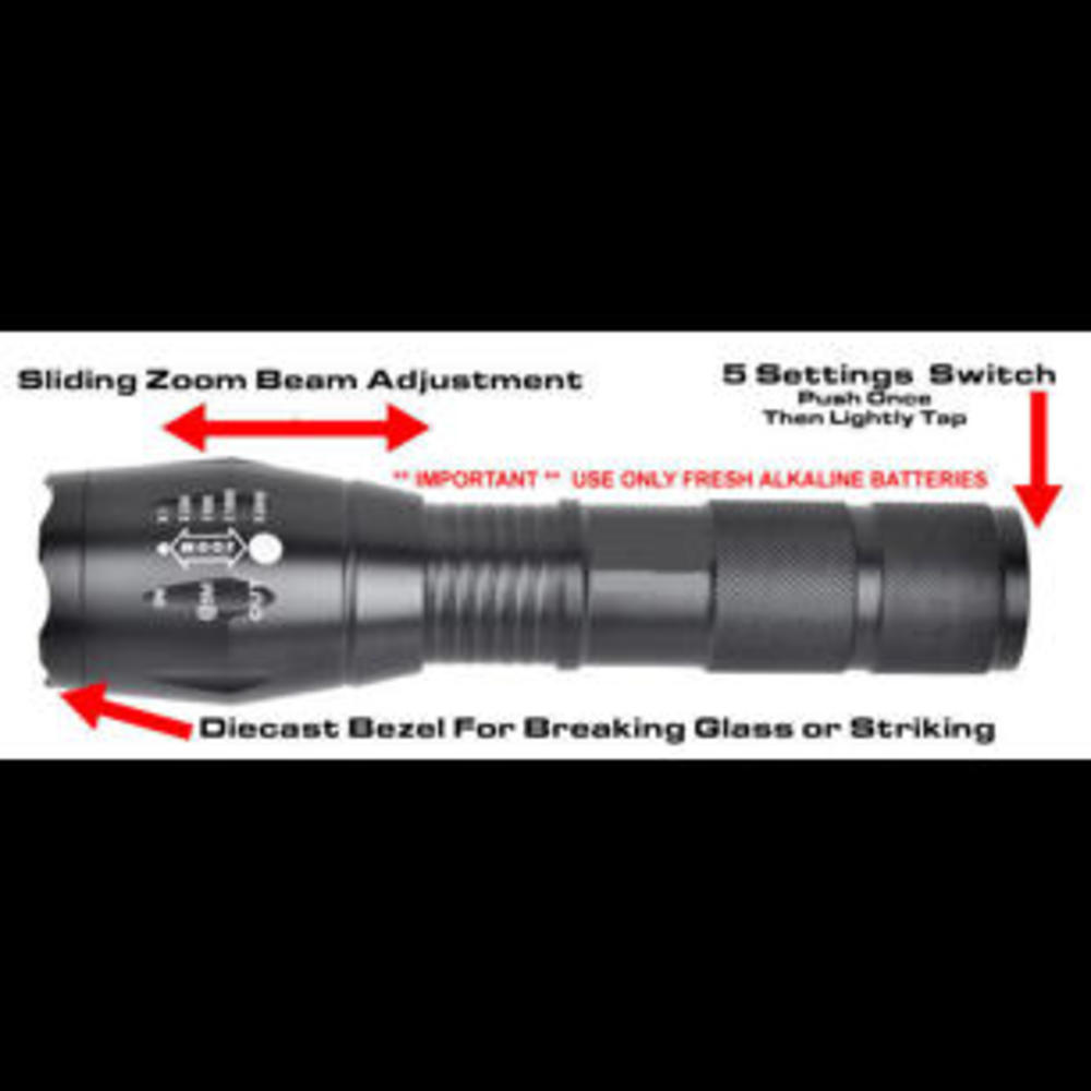 NEW REACTOR X800 EXTREME PERFORMANCE Tactical Flashlight *IN STOCK‎ USA SELLER*